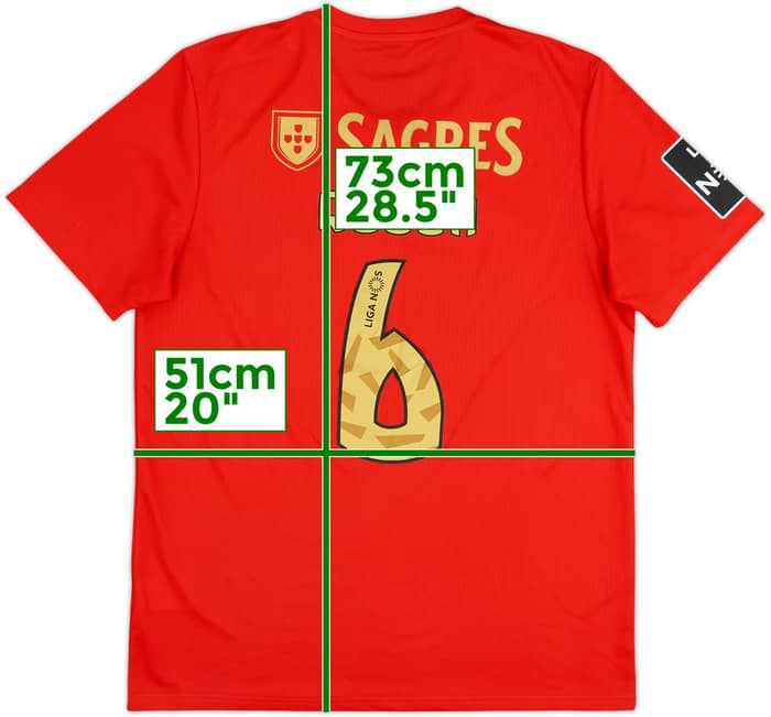 Camiseta de local del Benfica 2020-21 Ruben #6 - 8/10 - (L)