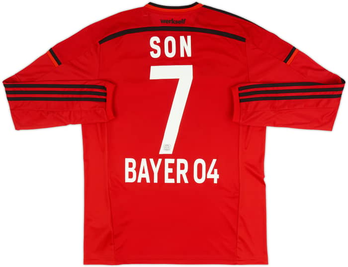 2014-15 Bayer Leverkusen Home L/S Shirt Son #7 (L)
