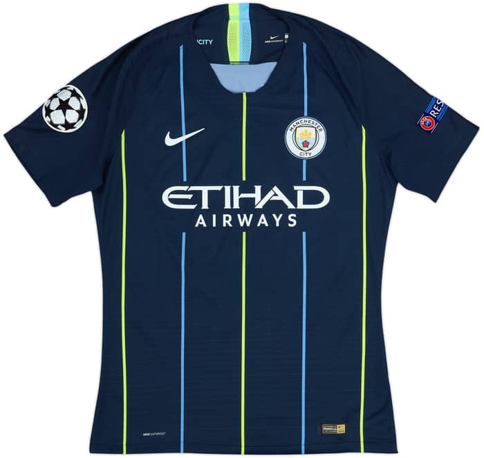 2018-19 Manchester City Player Issue Away Shirt Silva #21 - 8/10 - (L)