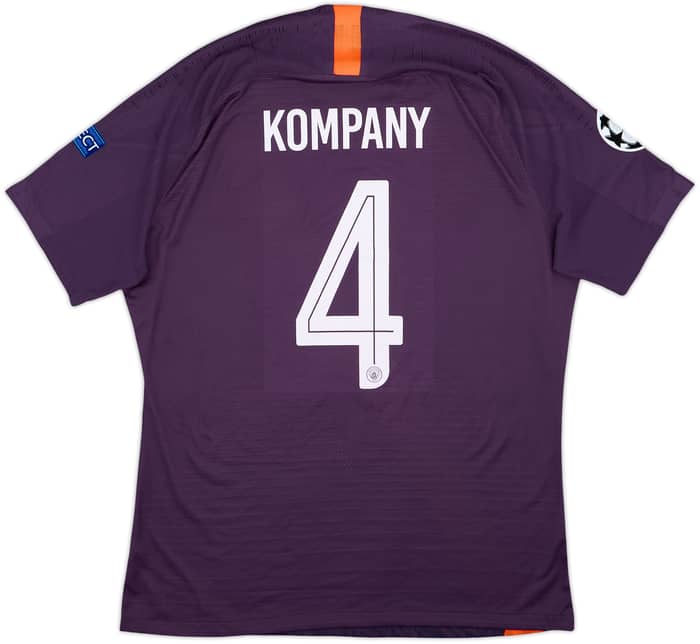 2018-19 Manchester City Player Issue Third Shirt Kompany #4 - 8/10 - (XL)
