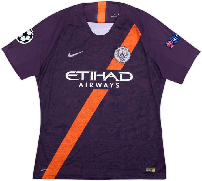 2018-19 Manchester City Player Issue Third Shirt Kompany #4 - 8/10 - (XL)