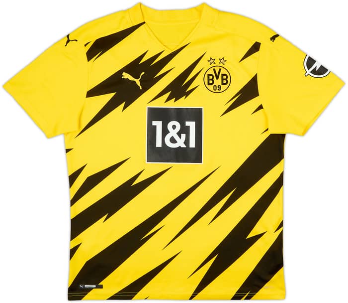 2020-21 Borussia Dortmund Home Shirt Haaland #9 - 5/10 - (L)