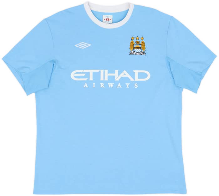 2009-10 Manchester City Home Shirt Tevez #32 - 8/10 - (L)