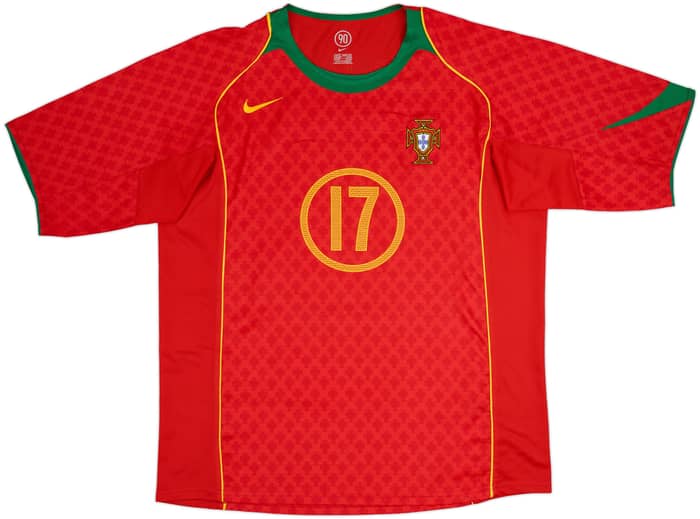 2004-06 Portugal Local Camiseta C.Ronaldo #17 - 10/10 - (XL)