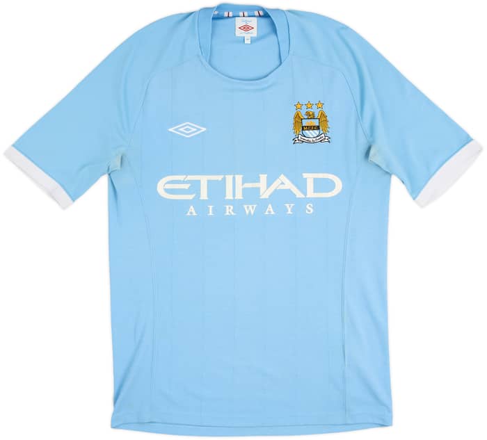 2010-11 Manchester City Home Shirt Silva #21 - 6/10 - (M)