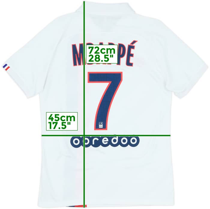 2019-20 Paris Saint-Germain Authentic Third Shirt Mbappe #7 - 8/10 - (S)
