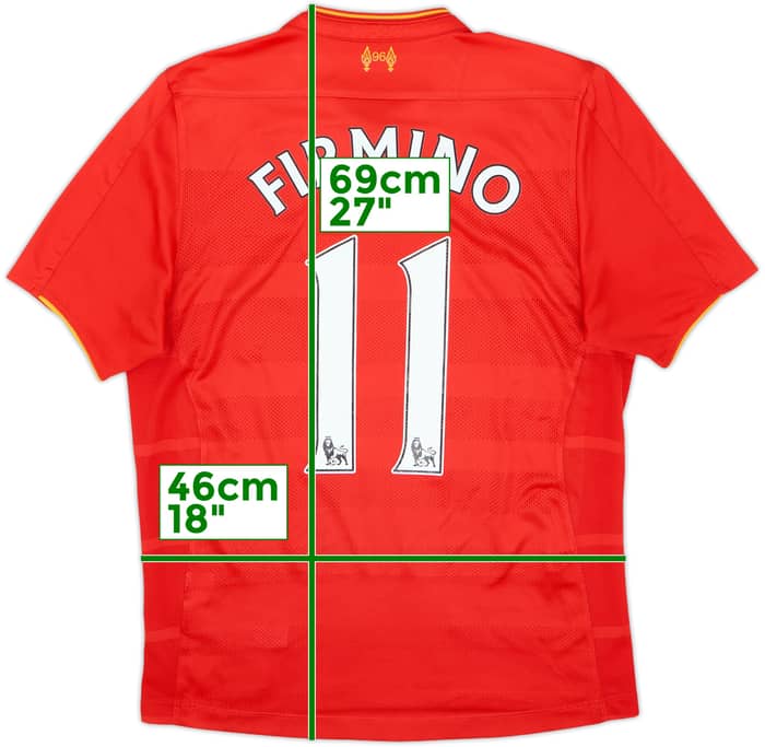 2016-17 Liverpool Home Shirt Firmino #11 - 5/10 - (S)