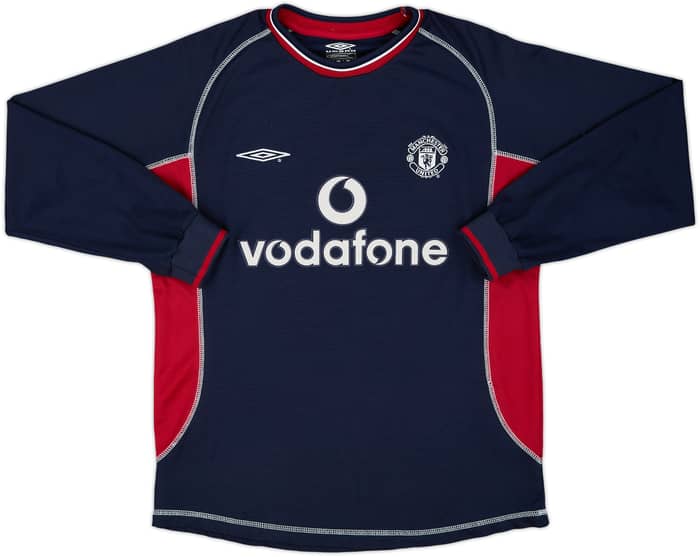 2000-01 Manchester United Third L/S Shirt Scholes #18 - 5/10 - (M)