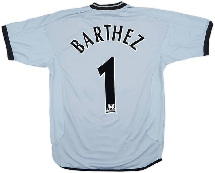2001-02 Manchester United Centenary GK S/S Shirt Barthez #1 - 8/10 - (S)
