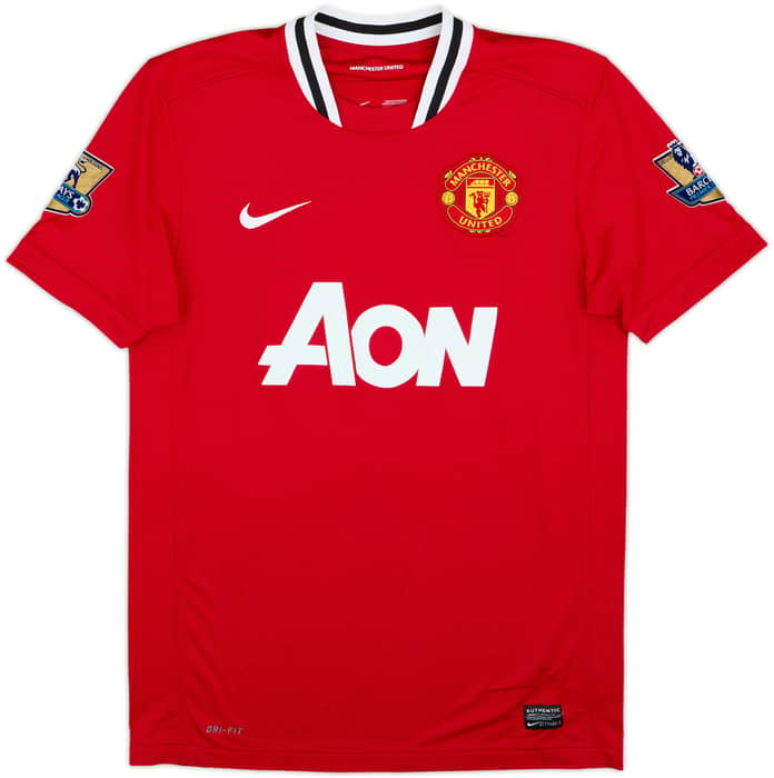 2011-12 Manchester United Home Shirt Chicharito #14 - 7/10 - (M)