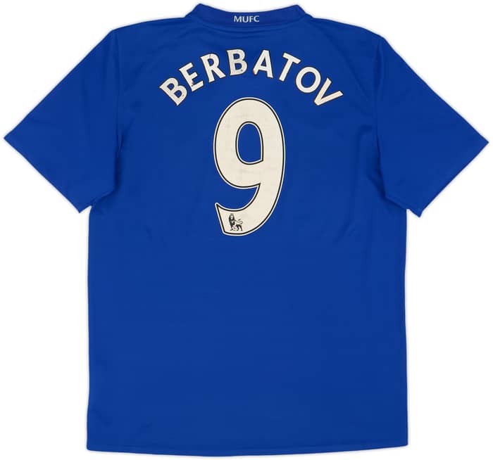 Camiseta de la tercera equipación del Manchester United 2008-09 Berbatov #9 - 5/10 - (M)
