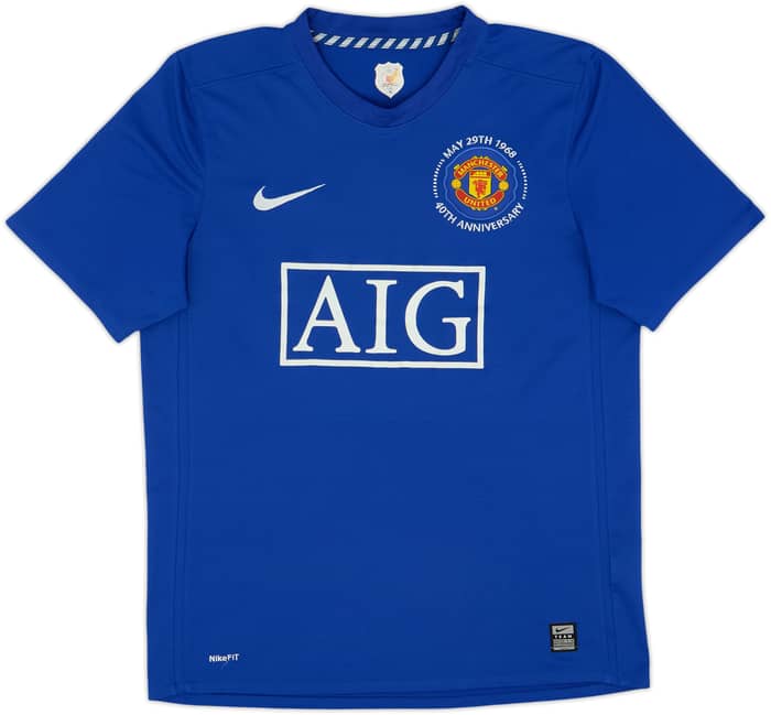 Camiseta de la tercera equipación del Manchester United 2008-09 Berbatov #9 - 5/10 - (M)