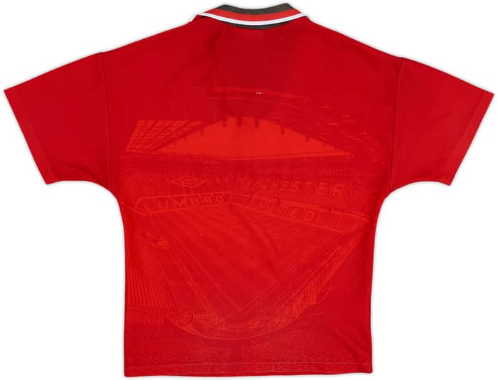 1994-96 Manchester United Home Shirt - 7/10 - (13-14 Years)