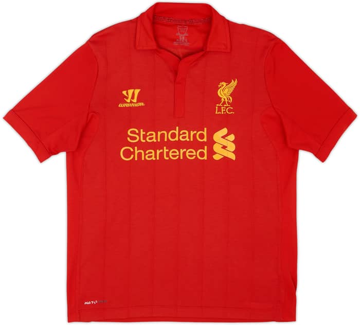 2012-13 Liverpool Home Shirt Suarez #7 - 7/10 - (XL.Boys)