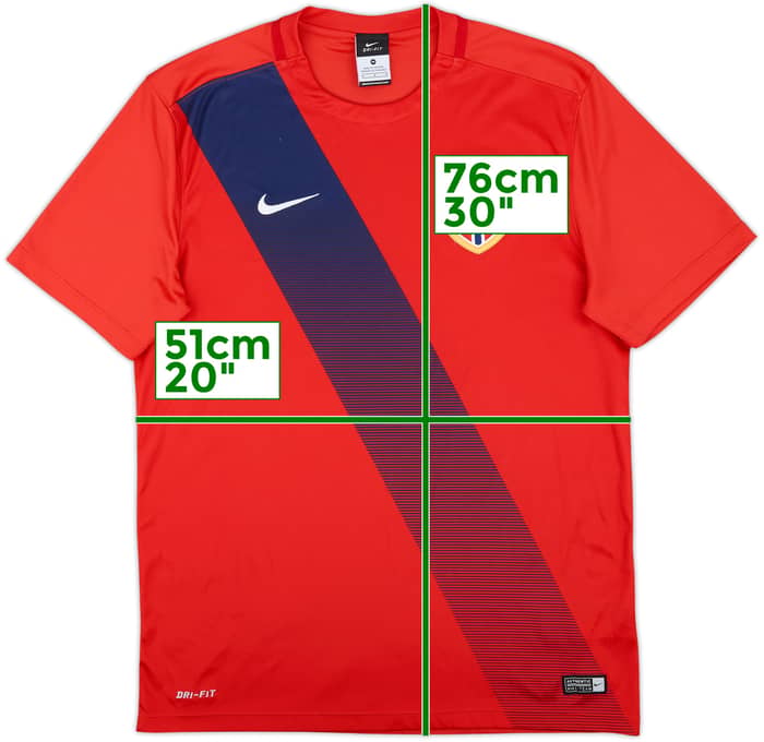 Camiseta de local de Norway 2015-16 - 7/10 - (M)
