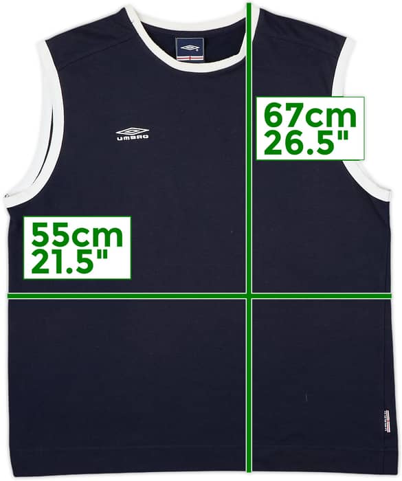2004-06 England Umbro Training Vest - 7/10 - (L)