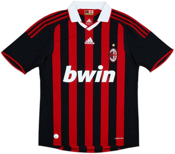 2009-10 AC Milan Home Shirt Beckham #32 - 8/10 - (M)