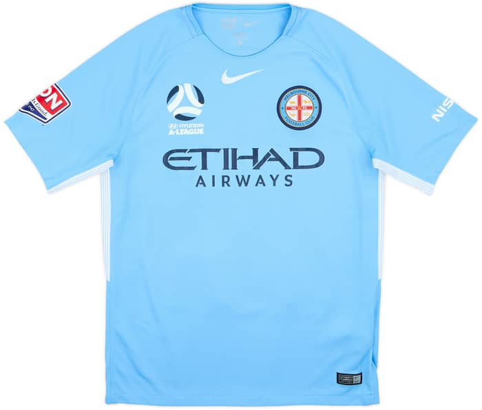 2017-18 Melbourne City Home Shirt - 9/10 - (M)
