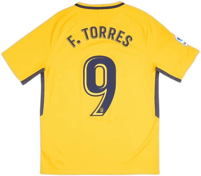 2017-18 Atletico Madrid Away Shirt F.Torres #9 - 6/10 - (M)