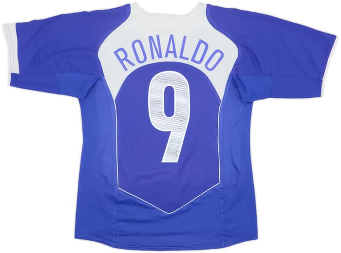 2004-06 Brazil Away Shirt Ronaldo #9 - 8/10 - (S)