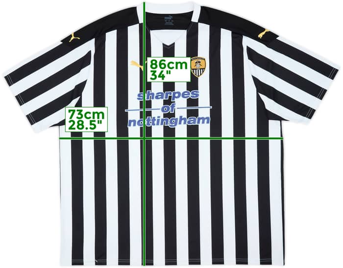 2020-21 Notts County Home Shirt - 6/10 - (5XL)