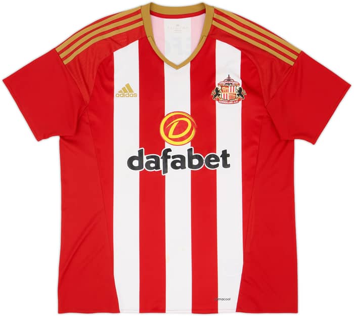 2016-17 Sunderland Home Shirt Defoe #18 - 6/10 - (XL)