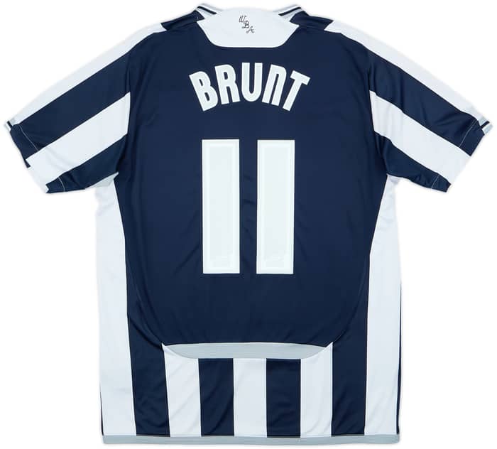 2009-10 West Brom Home Shirt Brunt #11 - 8/10 - (M)