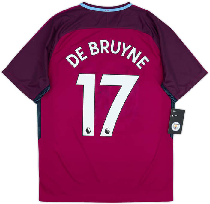 2017-18 Manchester City Away Shirt De Bruyne #17 (M)