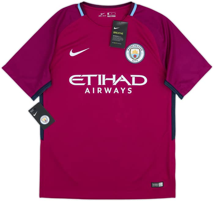 2017-18 Manchester City Away Shirt De Bruyne #17 (M)