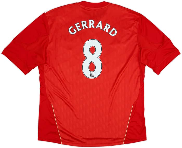 2010-12 Liverpool Home Shirt Gerrard #8 (XXL)
