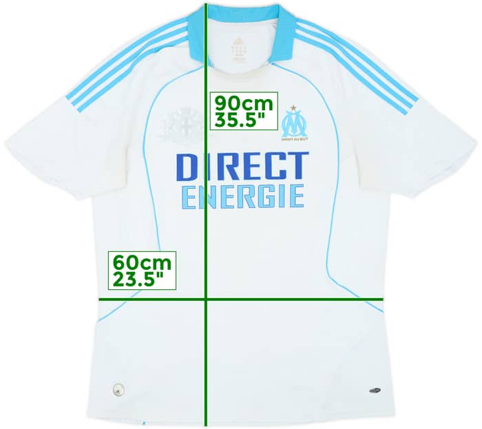 2008-09 Olympique Marseille Home Shirt - 4/10 - (XXL)