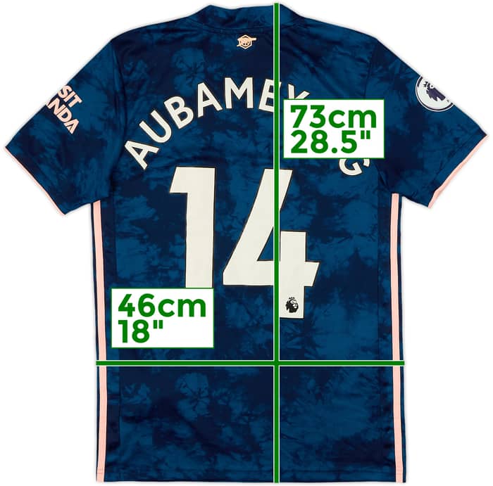 2020-21 Arsenal Third Shirt Aubameyang #14 - 5/10 - (S)
