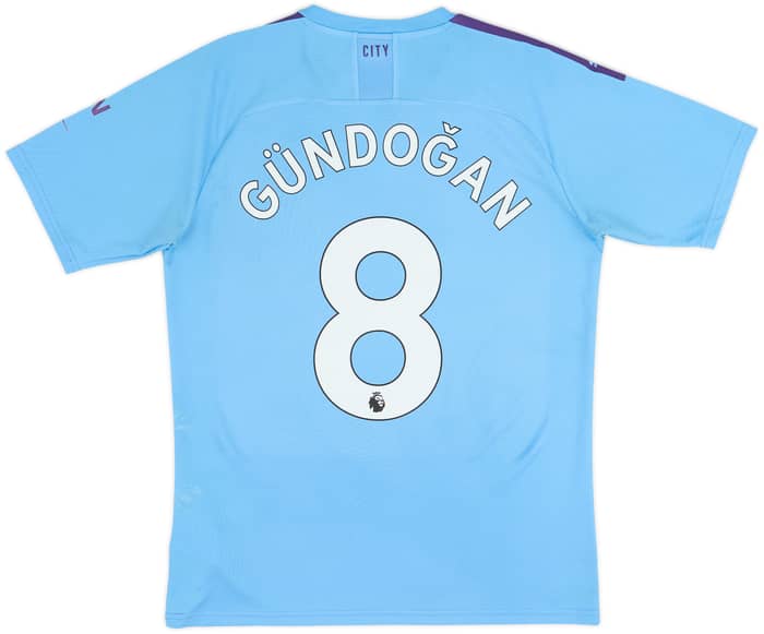 2019-20 Manchester City Home Shirt Gundogan #8 - 5/10 - (M)