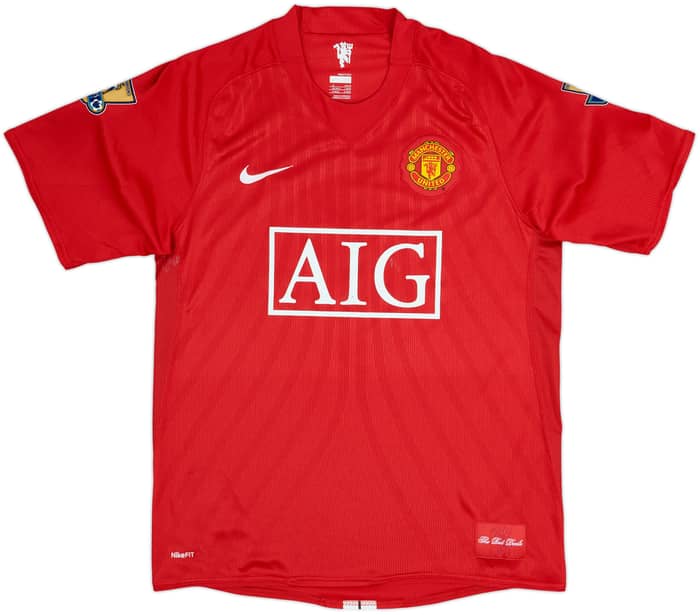 2007-09 Manchester United Home Shirt Ronaldo #7 - 4/10 - (M)