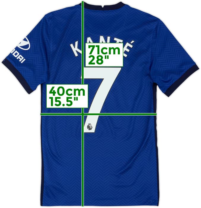 2020-21 Chelsea Home Shirt Kante #7 - 8/10 - (XS)