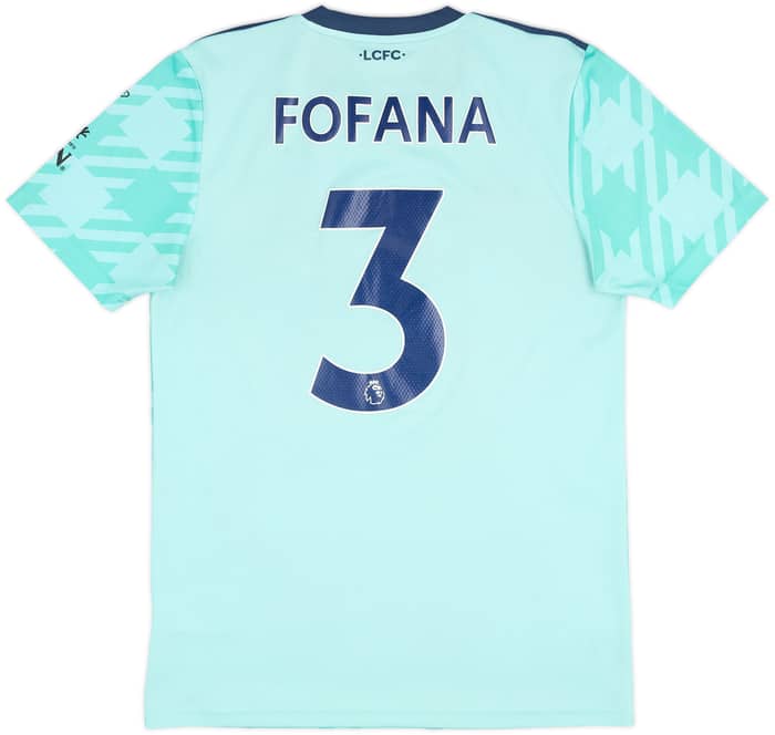 2021-22 Leicester Away Shirt Fofana #3 - 9/10 - (S)
