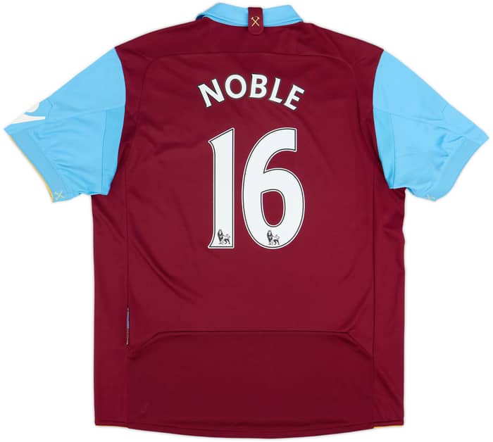 2010-11 West Ham Home Shirt Noble #16 - 8/10 - (L)