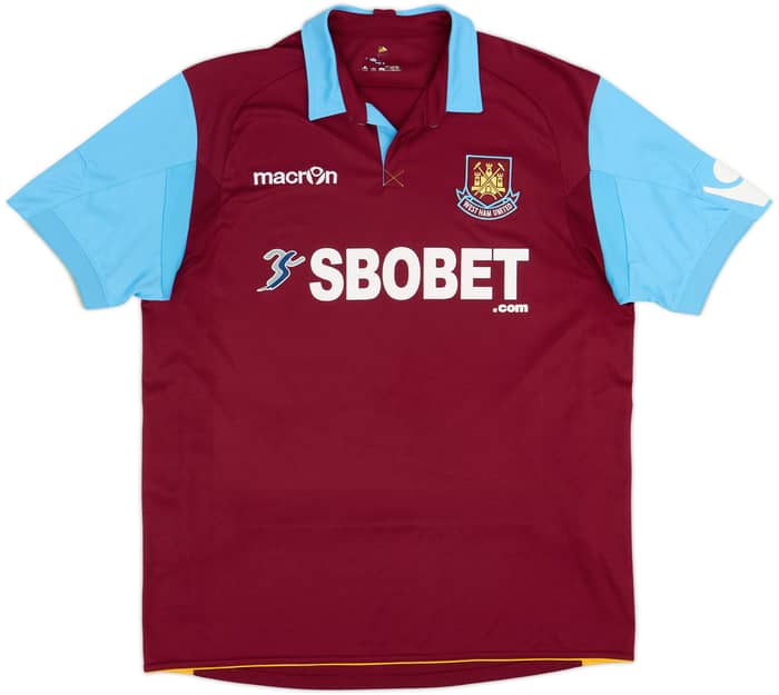 2010-11 West Ham Home Shirt Noble #16 - 8/10 - (L)