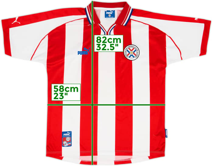 2000-02 Paraguay Home Shirt - 8/10 - (XL)