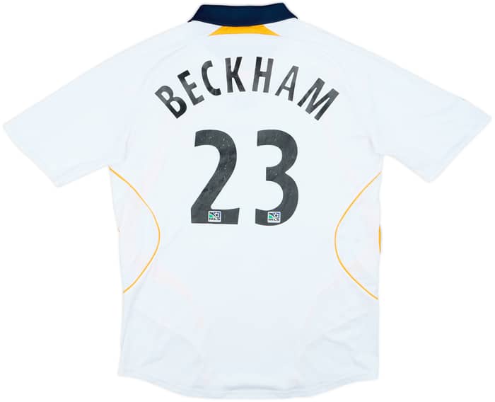 2007-08 LA Galaxy Home Shirt Beckham #23 - 4/10 - (M)