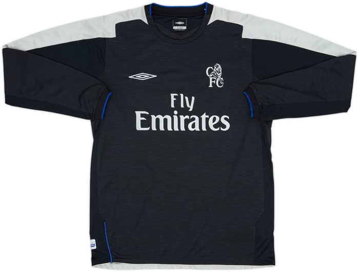 2004-05 Chelsea Away L/S Shirt Drogba #15 - 6/10 - (M)