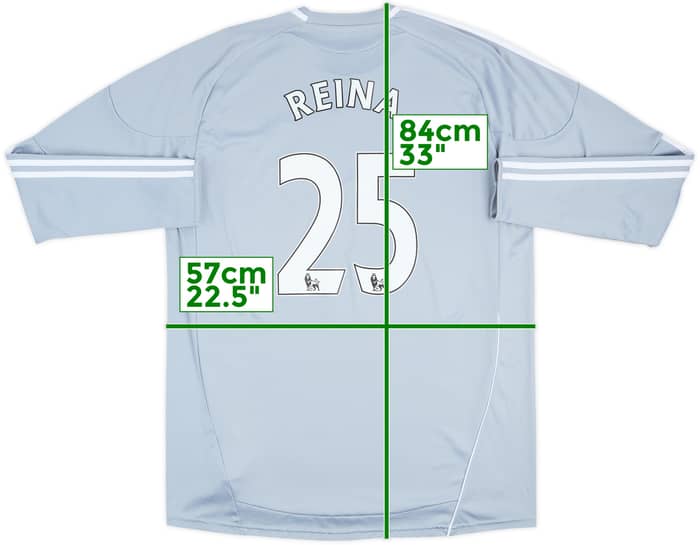 Camiseta de portero del Liverpool 2010-12 Reina #25 - 5/10 - (XL)