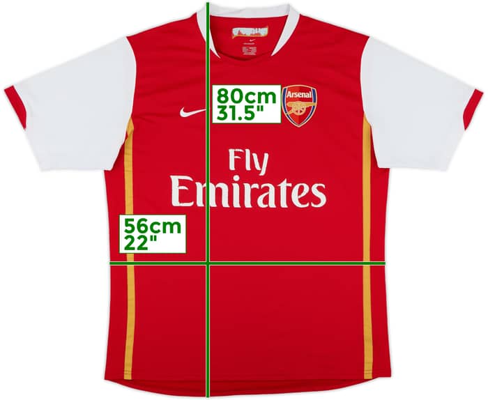2006-08 Arsenal Home Shirt - 5/10 - (L)