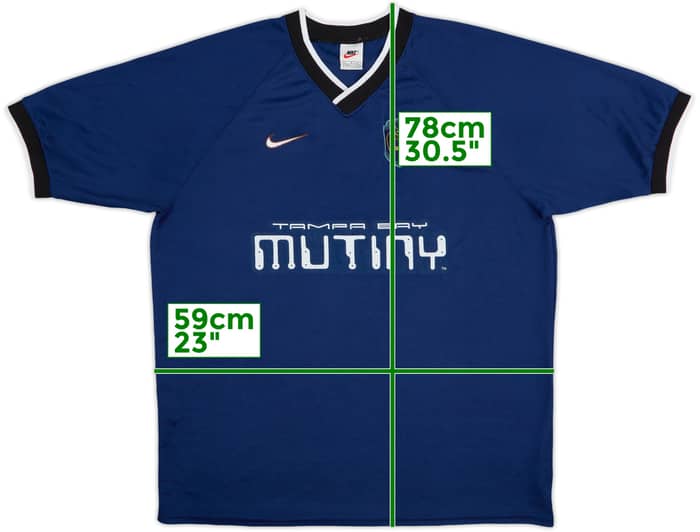 1998-99 Tampa Bay Mutiny Nike Training Shirt - 6/10 - (L)