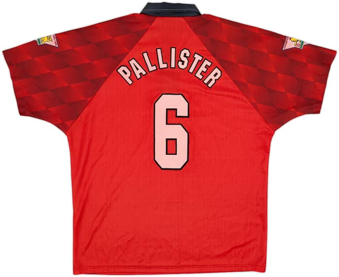 1996-98 Manchester United Home Shirt Pallister #6 - 8/10 - (L)
