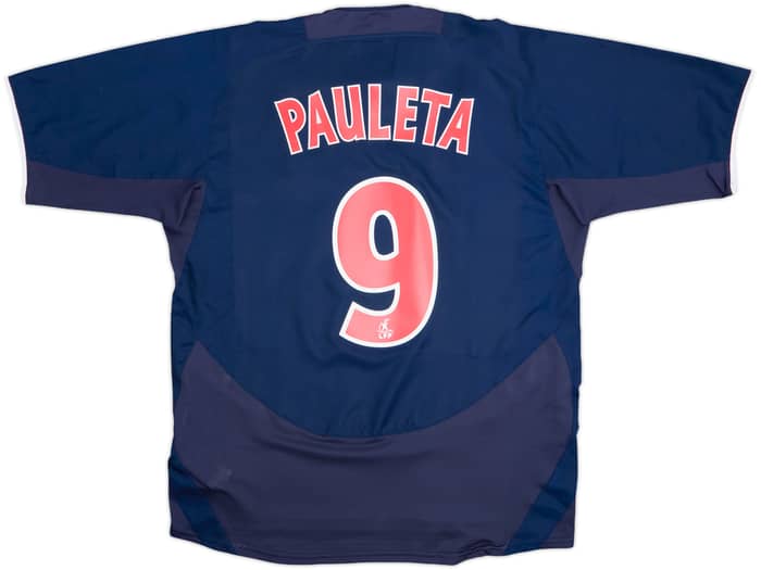 2003-04 Paris Saint-Germain Player Issue Home Shirt Pauleta #9 - 8/10 - (L)