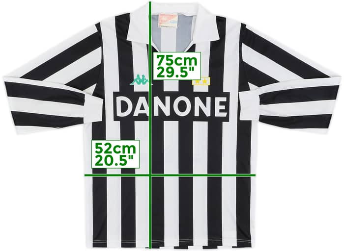 1992-94 Juventus Basic Home L/S Shirt #10 - 9/10 - (L)