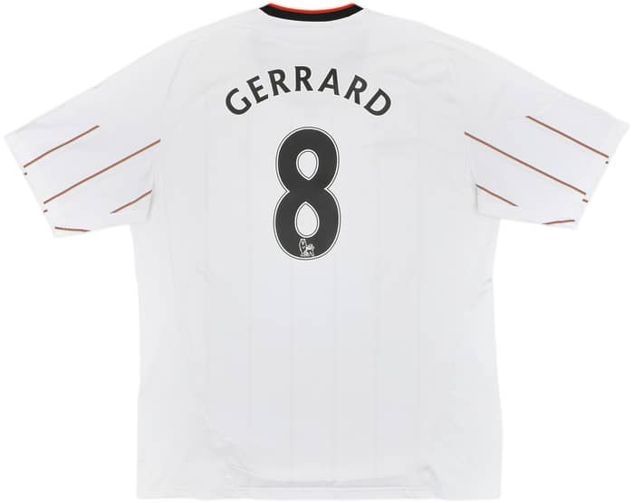 2010-11 Liverpool Away Shirt Gerrard #8 - 6/10 - (XXL)