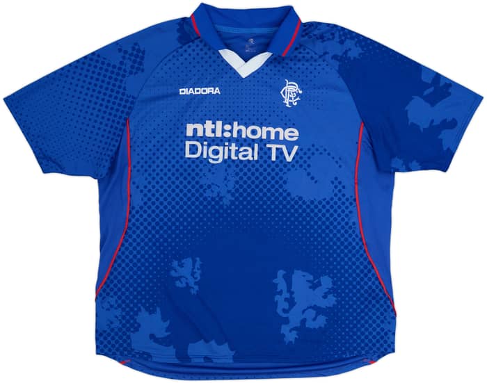 2002-03 Rangers Home Shirt Ferguson #6 - 6/10 - (XXL)