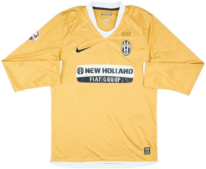 2008-09 Juventus Match Issue Away L/S Shirt Grygera #21